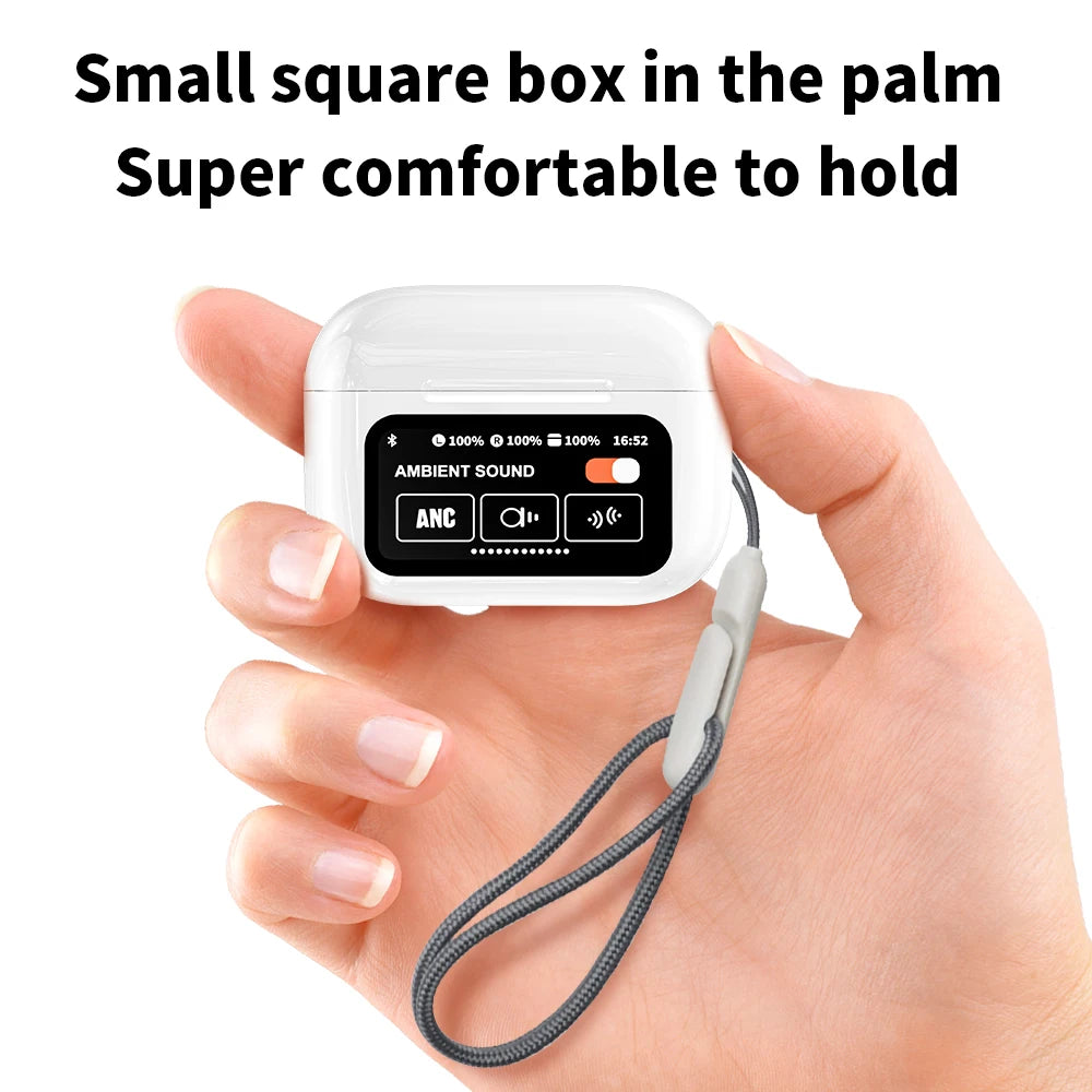 A9-PRO Smart Touch Screen Earbuds